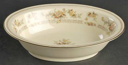 Westport Yellow 10" Oval Vegetable Bowl