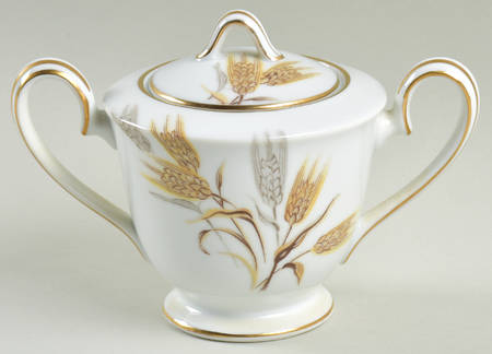 Wheaton Mini Sugar Bowl & Lid by Noritake