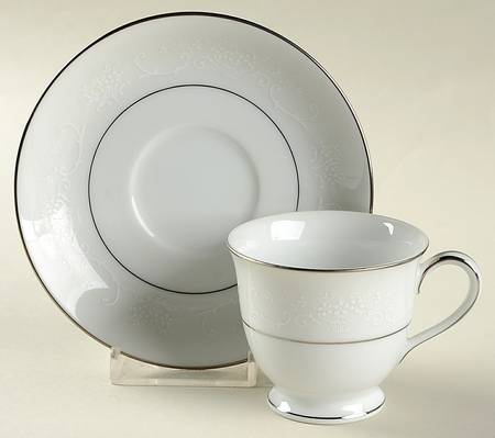 Whitehall Footed Demitasse Cup & Saucer Set