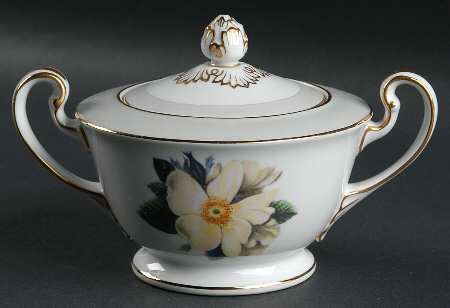 Whiterose Sugar Bowl & Lid
