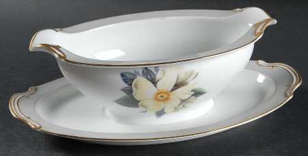 Whiterose Gravy Boat with Attached Underplate