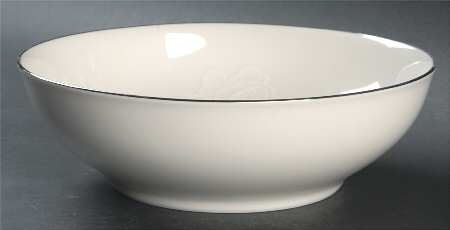 White Knight 8" Round Vegetable Bowl