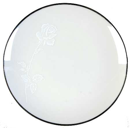 White Knight Bread & Butter Plate