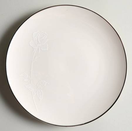 White Knight Salad Plate