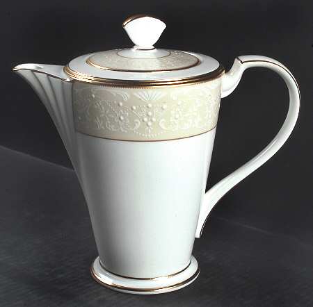 White Palace Coffee Pot & Lid