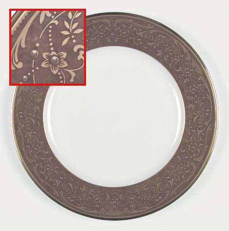 White Palace Accent Luncheon Plate by Noritake