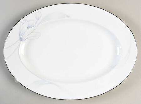 Wind Blossom 14" Oval Serving Platter