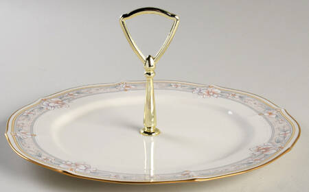 Windsor Garden Round Serving Plate with Handle (DP)