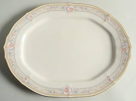 Windsor Garden 14" Oval Serving Platter