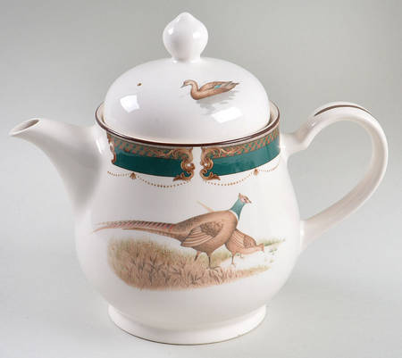 Wicklow Green Teapot & Lid