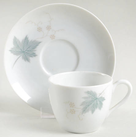 Wild Ivy Flat Demitasse Cup & Saucer Set