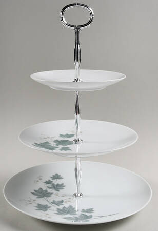 Wild Ivy 13 7/8"-14 1/4" 3-Tiered Serving Tray(DP,SP,BB) HC