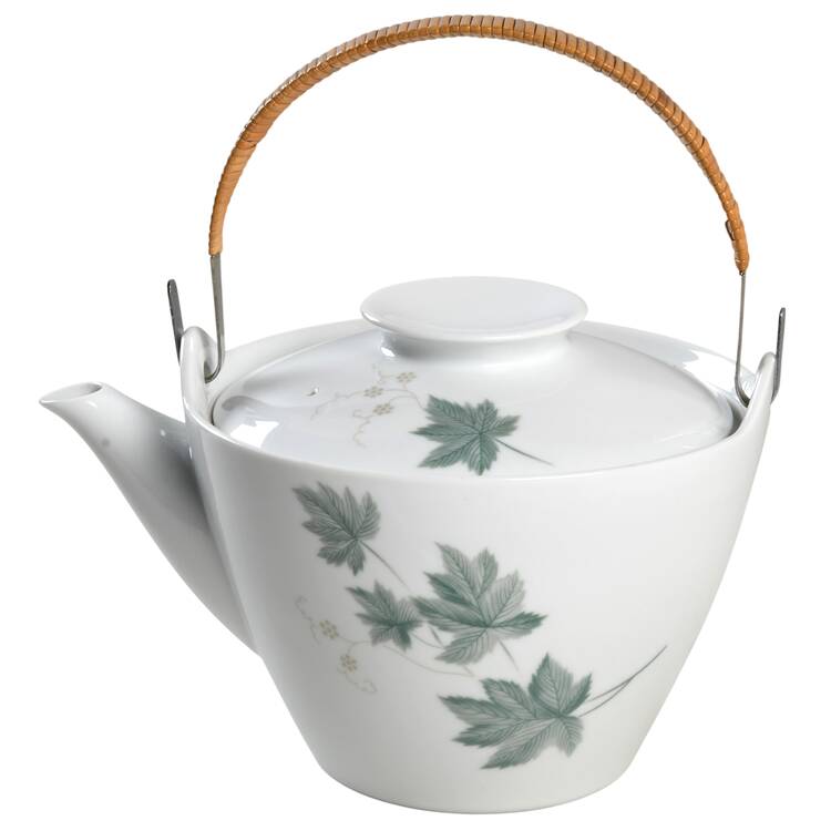 Wild Ivy Teapot & Lid with Removable Top Handle