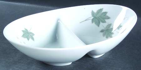Wild Ivy 10" Oval Divided Vegetable Bowl