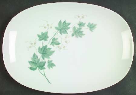 Wild Ivy 13" Oval Serving Platter