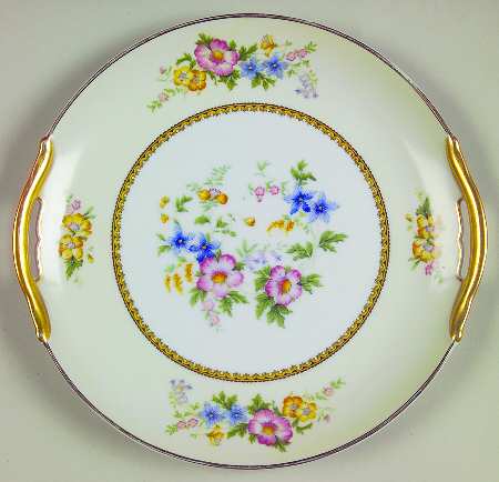 Wildfleur Handled Cake Plate