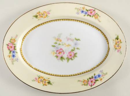 Wildfleur 11" Oval Serving Platter