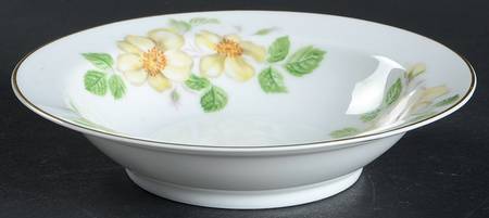 Wildrose Rim Fruit/Dessert (Sauce) Bowl