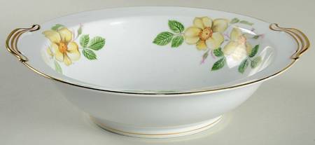 Wildrose 10" Round Vegetable Bowl
