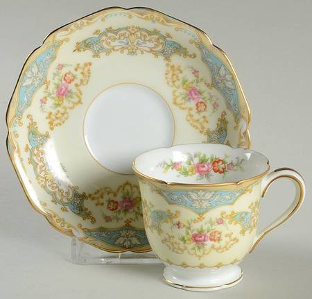 Wimpole Footed Demitasse Cup & Saucer Set