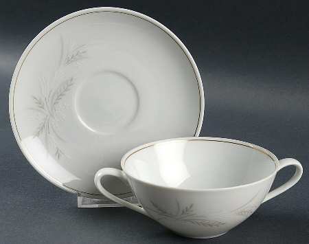 Windrift Flat Cream Soup Bowl & Saucer Set