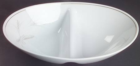 Windrift 10" Oval Divided Vegetable Bowl