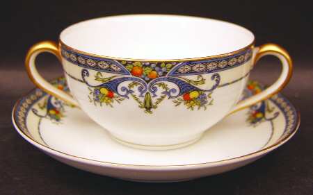 Winona Flat Bouillon Cup & Saucer