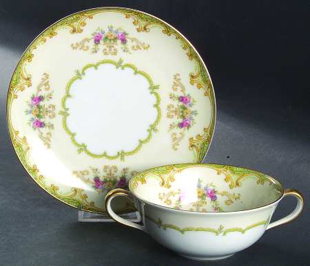 Winton Flat Cream Soup Bowl & Saucer Set
