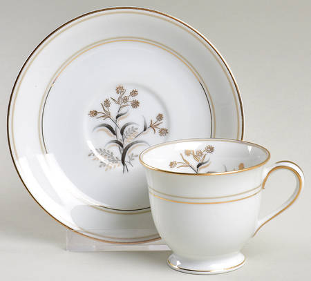 Winton Footed Demitasse Cup & Saucer Set