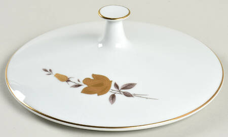 Windsor Rose Lid for Round Vegetable