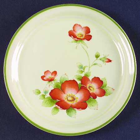 Wild Rose Salad Plate