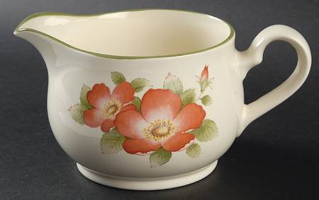 Wild Rose Gravy Boat