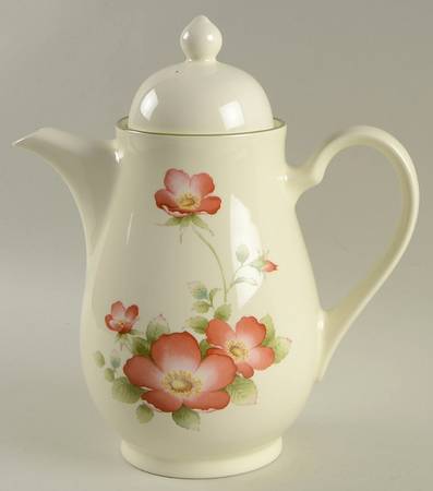 Wild Rose Coffee Pot & Lid