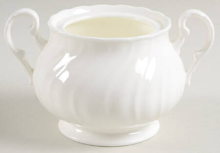 Windsor White Sugar Bowl No Lid