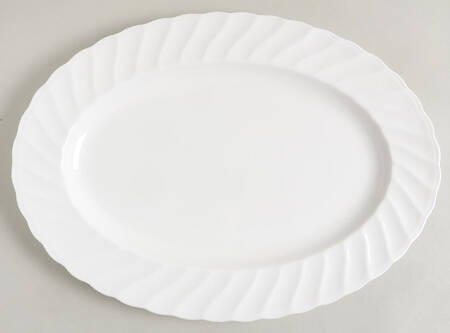 Windsor White 14" Oval Serving Platter