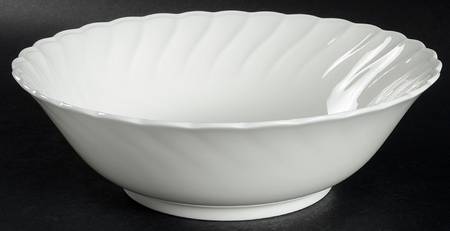 Windsor White 9" Round Vegetable Bowl