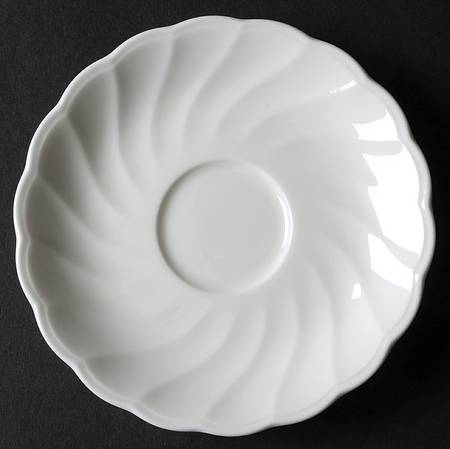 Windsor White Saucer for Demitasse Cup
