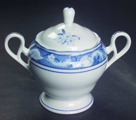 Winter Whites Sugar Bowl & Lid