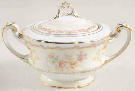 Woodbine Sugar Bowl & Lid