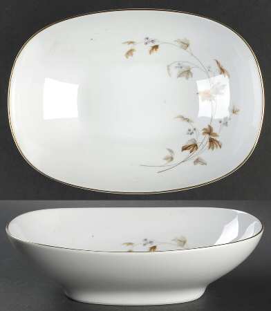 Woodland 10" Oval Vegetable Bowl