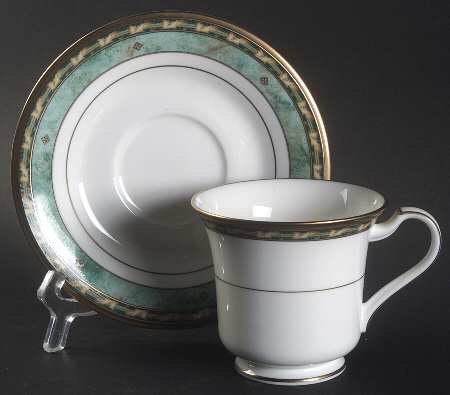 Woodlawn Footed Cup & Saucer Set