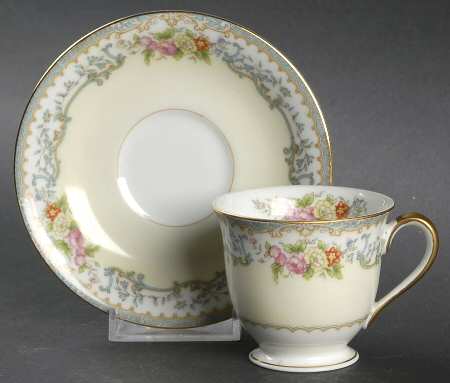 Woodmere (662) Footed Demitasse Cup & Saucer Set