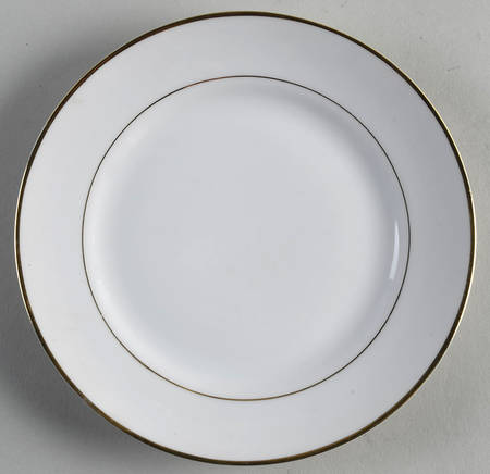 The Yukon (Gold Trim & Verge) Bread & Butter Plate