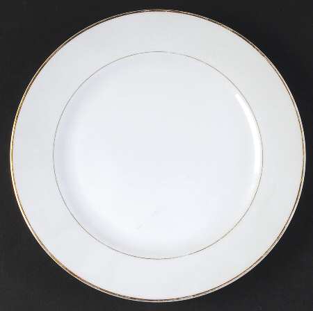 The Yukon (Gold Trim & Verge) Salad Plate