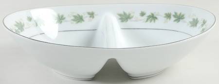 Yvette Oval Divided Vegetable Bowl