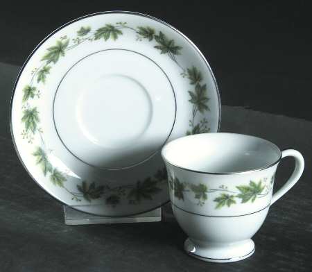 Yvette Footed Demitasse Cup & Saucer Set