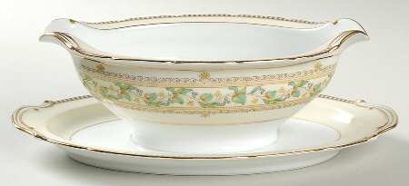 Zembla Gravy Boat with Attached Underplate