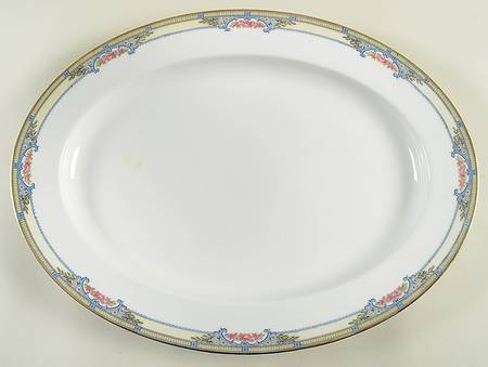 Zenda 16" Oval Serving Platter