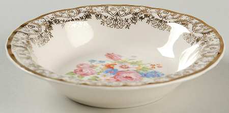 Bouquet of Roses (USA) Rim Fruit/Dessert (Sauce) Bowl
