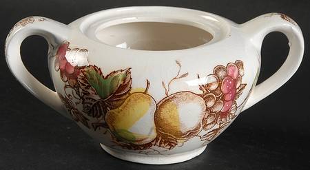 Fruit Arbor (USA) Sugar Bowl No Lid